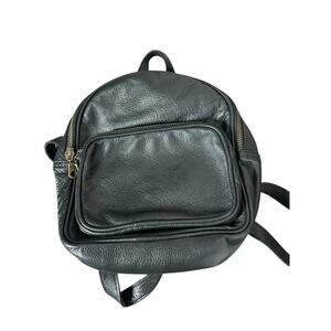 odi lynch Brighton‎ Mini Rucksack Black Leather